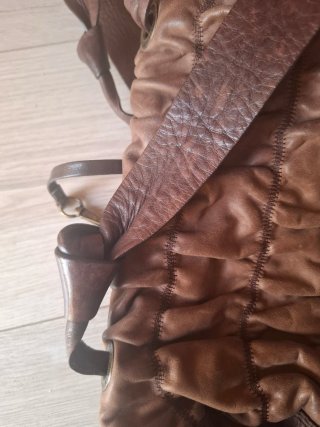 Bolso piel Hispanitas marrón