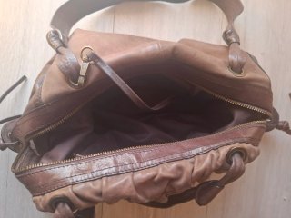 Bolso piel Hispanitas marrón