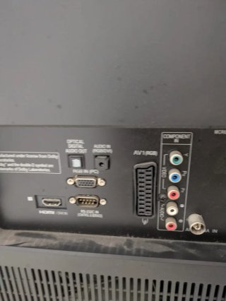 Televisión LG Negra