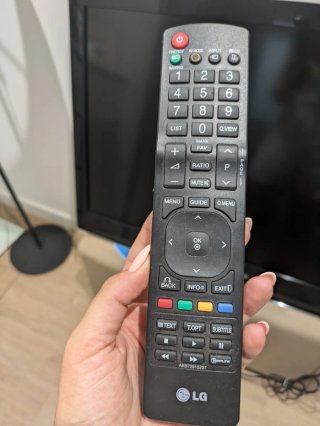 Televisión LG Negra