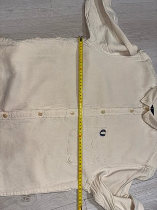 Camisa Fred Perry Beige Manga Larga