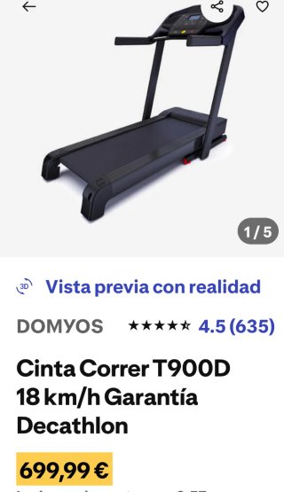 Cinta de Correr Profesional no se hacen envíos