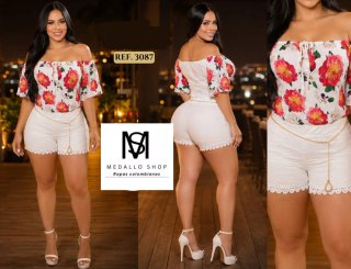 Vestido Colombiano Talla Única Floral