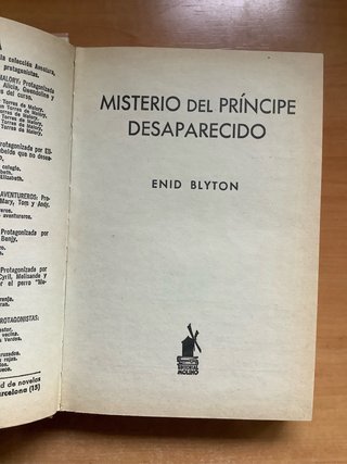 Libro el misterio del príncipe desaparecido