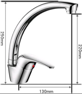Rubinetto Miscelatore Lavello Cucina + Flessibile