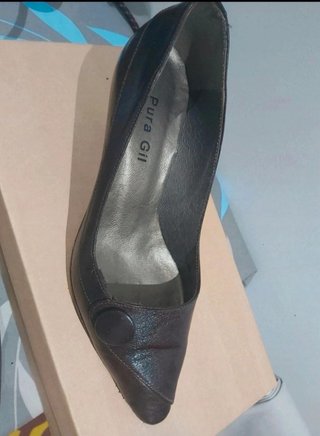 Zapatos Pura Gili Piel Marrones Talla 35