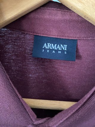 Polo Armani Jeans Rojo