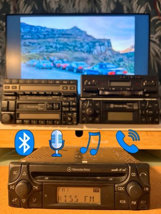 Radio Mercedes Audio 10 CD Bluetooth MF290