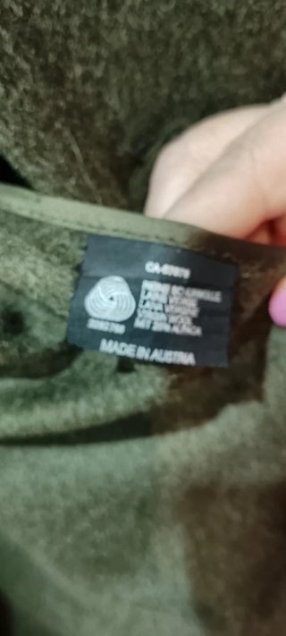 Abrigo Loden Austriaco Talla L Verde