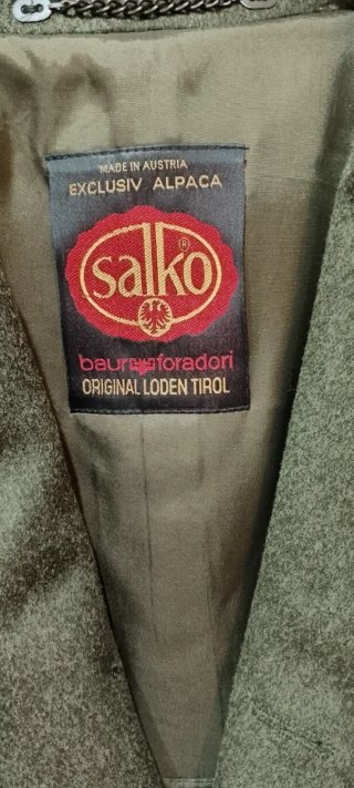 Abrigo Loden Austriaco Talla L Verde