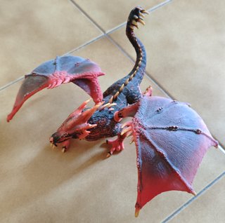 Drago Rosso Alato Schleich Eldrador Originale