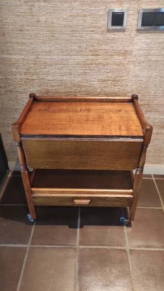 Carrito Auxiliar Vintage Madera