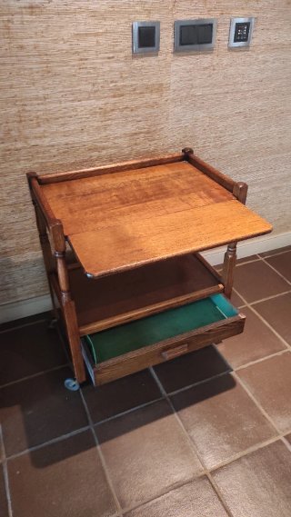 Carrito Auxiliar Vintage Madera