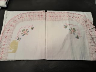 Juego Sábanas Bordadas Cama 135