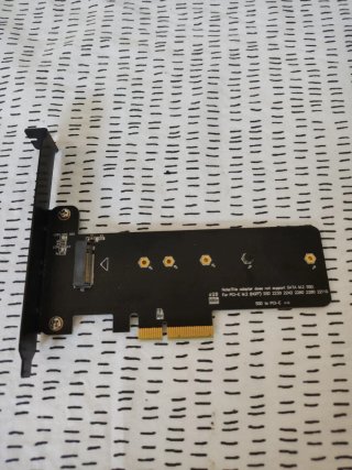 Adaptador SSD M.2 a PCIe