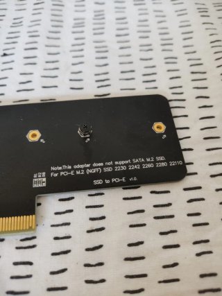 Adaptador SSD M.2 a PCIe