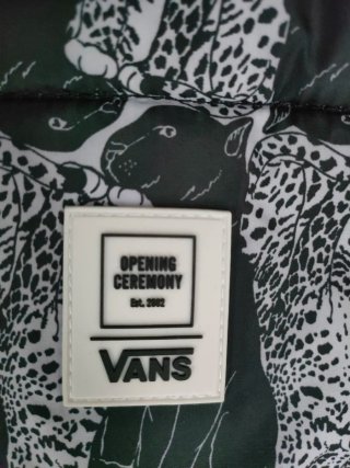 Bolso Tote Vans Negro y Blanco