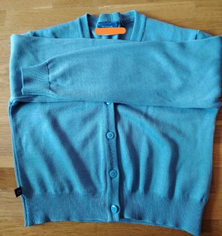Chaqueta uniforme colegio azul talla 18