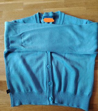 Chaqueta uniforme colegio azul talla 18