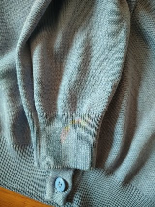 Chaqueta uniforme colegio azul talla 18