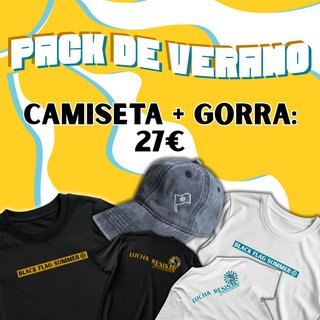 Pack Camiseta + Gorra Black Flag Summer