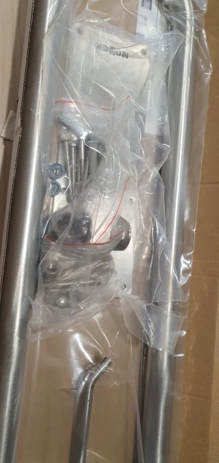 Barra de apoyo abatible 80cm acero inox satinado