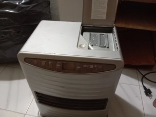 Estufa Zibro Eléctrica Beige/Plata
