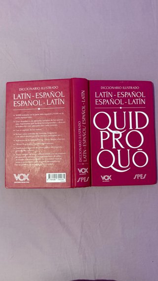 Diccionario de latín con apéndice. Muy buen estado