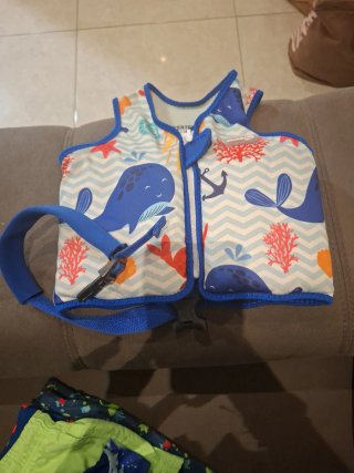 Chaleco piscina infantil ballenas