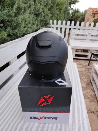 Casco de moto Dexter Mirage Negro Talla S. Nuevo