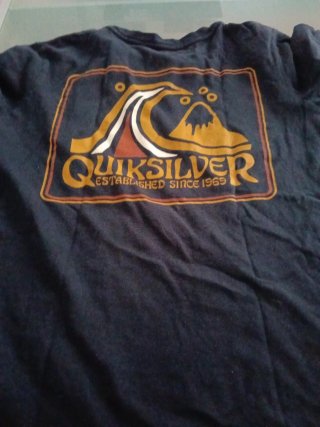 Camiseta Quiksilver Negra Talla 10