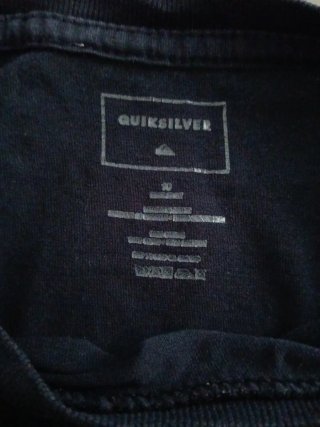 Camiseta Quiksilver Negra Talla 10