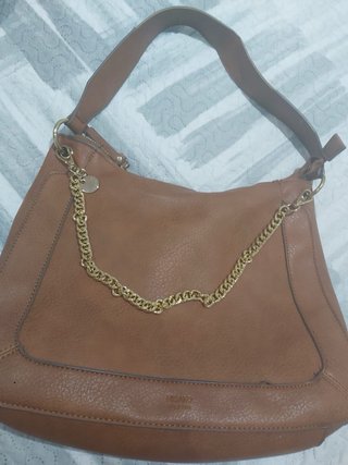 Bolso Misako Marrón y Dorado