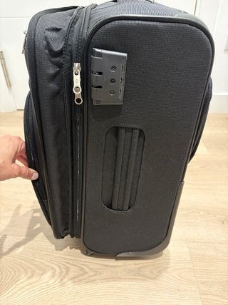 Maleta cabina Samsonite expansible negra