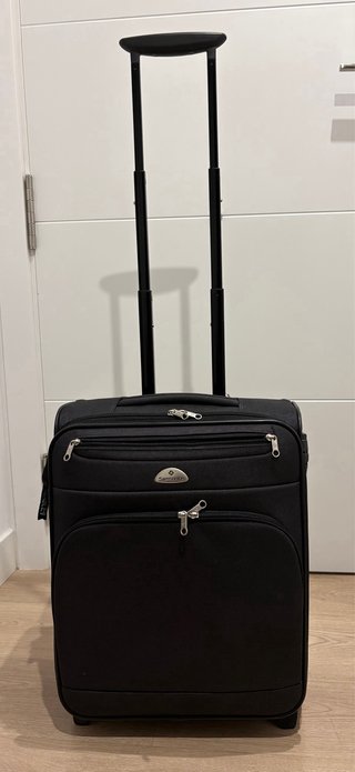 Maleta cabina Samsonite expansible negra