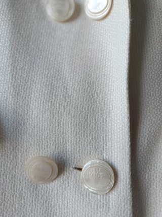 Abrigo de verano beige diseño especial