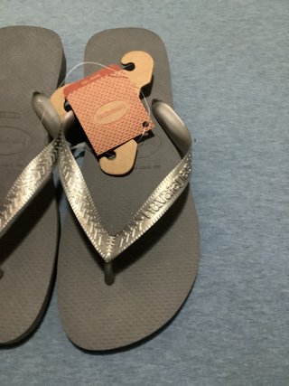 Chanclas Havaianas Mujer Plata Talla 39,5