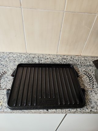 Plancha de cocina hierro fundido