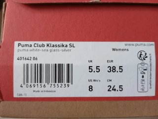 Zapatillas Puma Talla 38.5 Nuevas