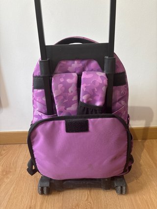 Mochila Totto con ruedas morado