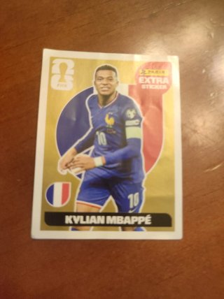 Cromo Mbappe oro Francia Mundial 2026 Extra