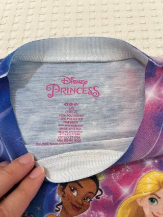 Camiseta princesas de Disney talla 10-12