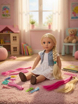 Muñeca Our Generation Phoebe De Pelos - Doll
