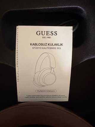 Auriculares Inalámbricos Guess Marrones y Dorados