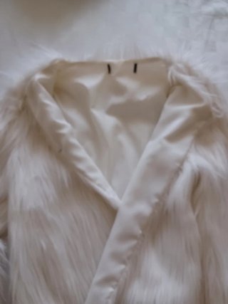 Abrigo pelo blanco