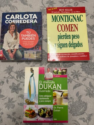 Lote libros pérdida de peso