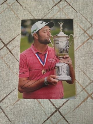 Foto firmada Jon Rahm