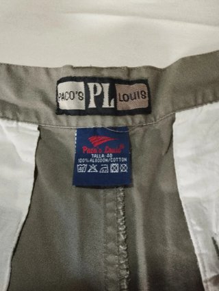 Pantalones tipo safari verde oliva