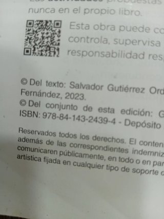 Lengua y Literatura, 2 ESO, Operación mundo