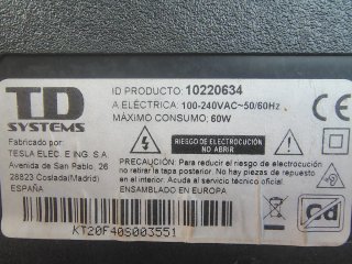 Smart TV 40 Negro/Gris